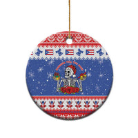 Puerto Rico Christmas Ceramic Ornament Boricua Till The Bone - Wonder Print Shop
