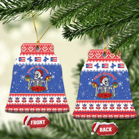 Puerto Rico Christmas Ceramic Ornament Boricua Till The Bone - Wonder Print Shop