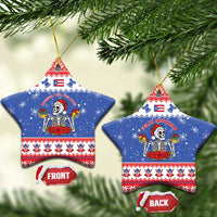 Puerto Rico Christmas Ceramic Ornament Boricua Till The Bone - Wonder Print Shop