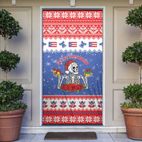Puerto Rico Christmas Door Cover Boricua Till The Bone - Wonder Print Shop