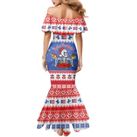 Puerto Rico Christmas Family Matching Mermaid Dress and Hawaiian Shirt Boricua Till The Bone - Wonder Print Shop