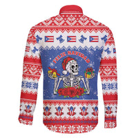 Puerto Rico Christmas Family Matching Off The Shoulder Long Sleeve Dress and Hawaiian Shirt Boricua Till The Bone - Wonder Print Shop