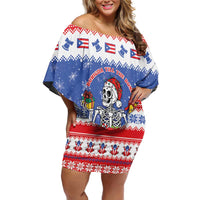 Puerto Rico Christmas Family Matching Off Shoulder Short Dress and Hawaiian Shirt Boricua Till The Bone - Wonder Print Shop