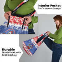 Puerto Rico Christmas Grocery Bag Boricua Till The Bone - Wonder Print Shop