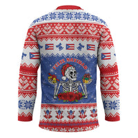 Puerto Rico Christmas Hockey Jersey Boricua Till The Bone - Wonder Print Shop