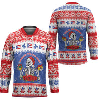 Puerto Rico Christmas Hockey Jersey Boricua Till The Bone - Wonder Print Shop