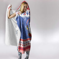 Puerto Rico Christmas Hooded Blanket Boricua Till The Bone - Wonder Print Shop