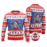 Puerto Rico Christmas Ugly Christmas Sweater Boricua Till The Bone - Wonder Print Shop