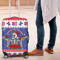 Puerto Rico Christmas Luggage Cover Boricua Till The Bone - Wonder Print Shop
