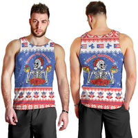 Puerto Rico Christmas Men Tank Top Boricua Till The Bone - Wonder Print Shop