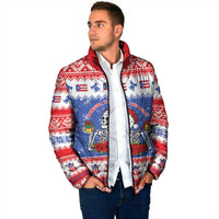 Puerto Rico Christmas Padded Jacket Boricua Till The Bone - Wonder Print Shop