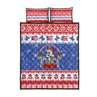 Puerto Rico Christmas Quilt Bed Set Boricua Till The Bone - Wonder Print Shop
