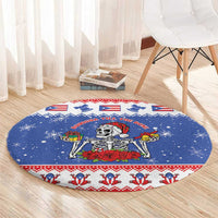 Puerto Rico Christmas Round Carpet Boricua Till The Bone - Wonder Print Shop