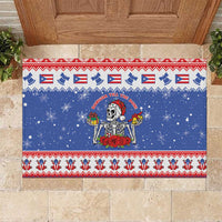 Puerto Rico Christmas Rubber Doormat Boricua Till The Bone - Wonder Print Shop