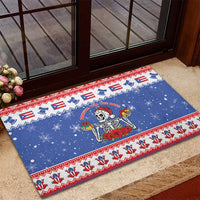 Puerto Rico Christmas Rubber Doormat Boricua Till The Bone - Wonder Print Shop