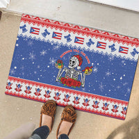 Puerto Rico Christmas Rubber Doormat Boricua Till The Bone - Wonder Print Shop