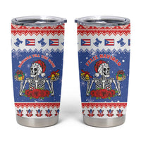 Puerto Rico Christmas Tumbler Cup Boricua Till The Bone - Wonder Print Shop