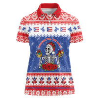 Puerto Rico Christmas Women Polo Shirt Boricua Till The Bone - Wonder Print Shop