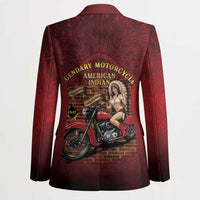 Native American Rider Blazer Legendary Motorcycle Vintage Pin Up Girl - Wonder Print Shop