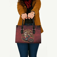 Native American Rider Leather Bag Legendary Motorcycle Vintage Pin Up Girl - Wonder Print Shop