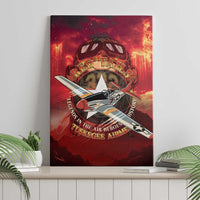 Red Tails Tuskegee Airmen Canvas Wall Art Honoring The Legend