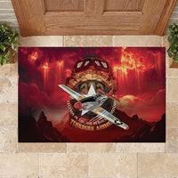 Red Tails Tuskegee Airmen Rubber Doormat Honoring The Legend