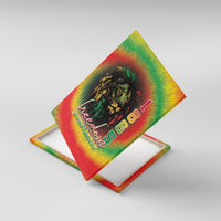 Juneteenth Freedom Day Canvas Wall Art Reggae Tie Dye Style LT05 - Wonder Print Shop