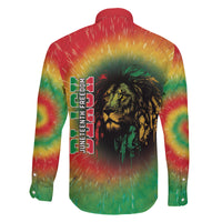 Juneteenth Freedom Day Family Matching Off Shoulder Maxi Dress and Hawaiian Shirt Reggae Tie Dye Style LT05 - Wonder Print Shop