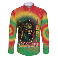 Juneteenth Freedom Day Family Matching Short Sleeve Bodycon Dress and Hawaiian Shirt Reggae Tie Dye Style LT05 - Wonder Print Shop