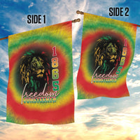 Juneteenth Freedom Day Garden Flag Reggae Tie Dye Style LT05 - Wonder Print Shop