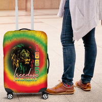 Juneteenth Freedom Day Luggage Cover Reggae Tie Dye Style LT05 - Wonder Print Shop