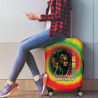 Juneteenth Freedom Day Luggage Cover Reggae Tie Dye Style LT05 - Wonder Print Shop