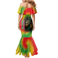 Juneteenth Freedom Day Mermaid Dress Reggae Tie Dye Style LT05 - Wonder Print Shop