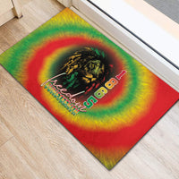 Juneteenth Freedom Day Rubber Doormat Reggae Tie Dye Style LT05 - Wonder Print Shop