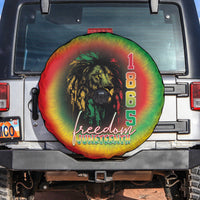 Juneteenth Freedom Day Spare Tire Cover Reggae Tie Dye Style LT05 - Wonder Print Shop