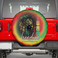 Juneteenth Freedom Day Spare Tire Cover Reggae Tie Dye Style LT05 - Wonder Print Shop