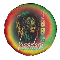 Juneteenth Freedom Day Spare Tire Cover Reggae Tie Dye Style LT05 - Wonder Print Shop