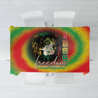 Juneteenth Freedom Day Tablecloth Reggae Tie Dye Style LT05 - Wonder Print Shop