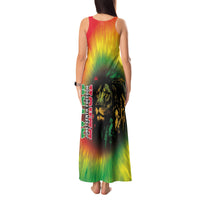 Juneteenth Freedom Day Tank Maxi Dress Reggae Tie Dye Style LT05 - Wonder Print Shop
