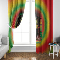 Juneteenth Freedom Day Window Curtain Reggae Tie Dye Style LT05 - Wonder Print Shop