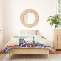 United States Independence Day Bedding Set Freedom 4th Of July Beige Version LT05 - Wonder Print Shop