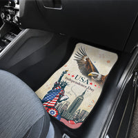 United States Independence Day Car Mats Freedom 4th Of July Beige Version LT05 - Wonder Print Shop