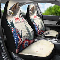 United States Independence Day Car Seat Cover Freedom 4th Of July Beige Version LT05 - Wonder Print Shop