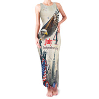 Personalised United States Independence Day Family Matching Tank Maxi Dress and Hawaiian Shirt Freedom 4th Of July Beige Version LT05 - Wonder Print Shop