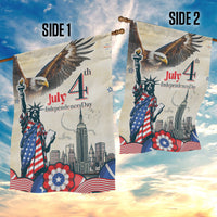 United States Independence Day Garden Flag Freedom 4th Of July Beige Version LT05 - Wonder Print Shop