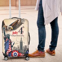 United States Independence Day Luggage Cover Freedom 4th Of July Beige Version LT05 - Wonder Print Shop
