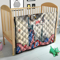 United States Independence Day Quilt Freedom 4th Of July Beige Version LT05 - Wonder Print Shop