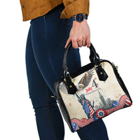 United States Independence Day Shoulder Handbag Freedom 4th Of July Beige Version