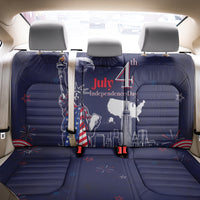 United States Independence Day Back Car Seat Cover Freedom 4th Of July Navy Version LT05 - Wonder Print Shop