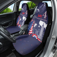United States Independence Day Car Seat Cover Freedom 4th Of July Navy Version LT05 - Wonder Print Shop
